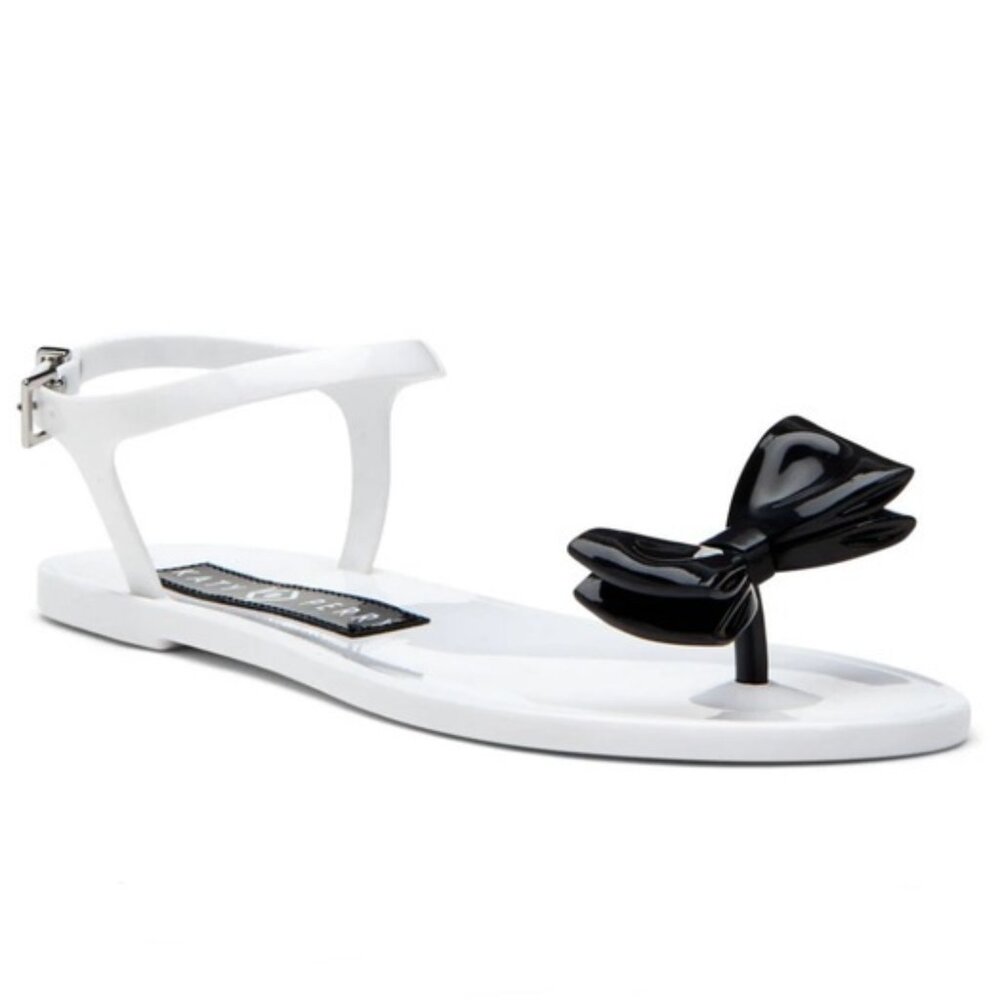 The Geli® Sandal - B/W Bow